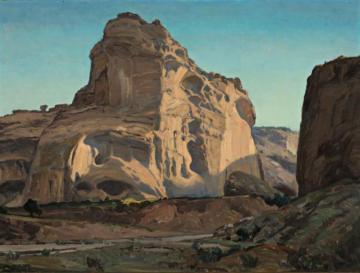 In Navajo Land (canyon Del Muerto, Arizona) Artwork by Carl Oscar Borg
