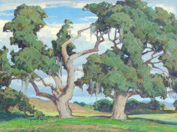 California Oaks Artwork by Carl Oscar Borg