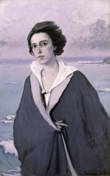 At The Seaside Self-portrait, 1914 Artwork by Romaine Brooks