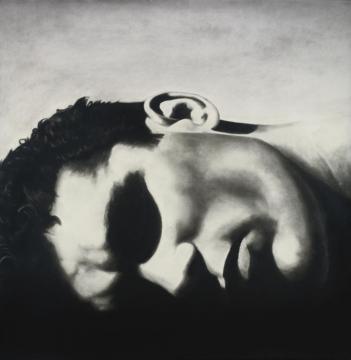 Untitled (reclining Head) Artwork by Robert Longo