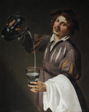 L'echanson - Allégorie De La Tempérance, Circa 1625-1632 Artwork by Theodoor Rombouts