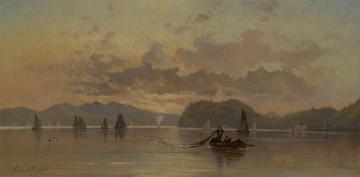 Seine Fishing, Tongue Point Artwork by Cleveland Rockwell