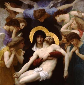 Pietà (detail) Artwork by William Adolphe Bouguereau