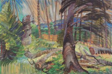 A Forest Clearing Artwork by Emily Carr