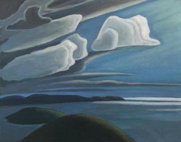 Lake Superior Sketch Iii Artwork by Lawren Stewart Harris