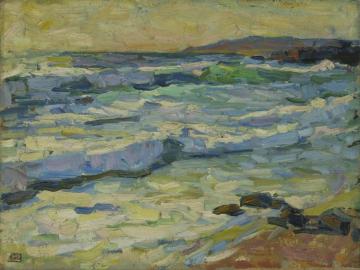 Coastal View Artwork by E. Charlton Fortune