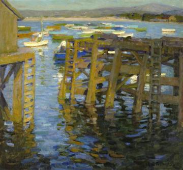 Late Afternoon, Monterey, 1914 Artwork by E. Charlton Fortune