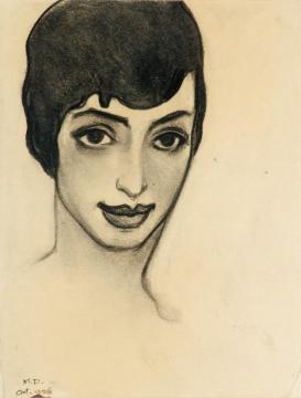 Mexican Girl, 1926 Artwork by Maynard Dixon