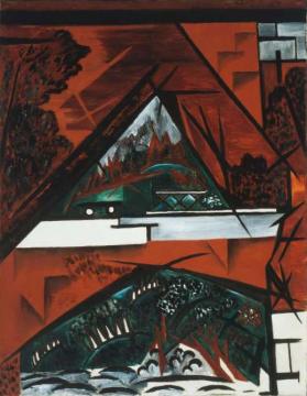 The Bridge Artwork by Natalia Goncharova