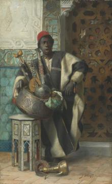 The Moorish Merchant Artwork by Jean Discart
