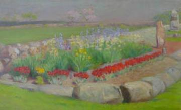 Poppies In The Garden Artwork by Charles Lewis Fox