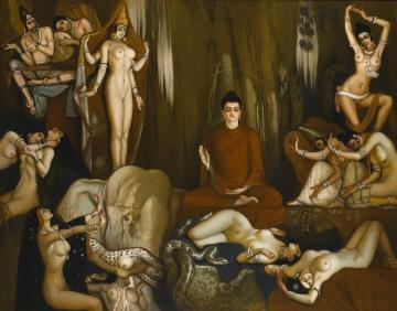 The Temptation Of Buddha Artwork by Eduardo Chicharro Agüera