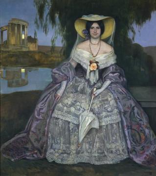 Retratro De Mujer Artwork by Eduardo Chicharro Agüera