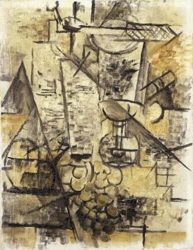 The Glass Of Absinth, 1911 Artwork by Georges Braque