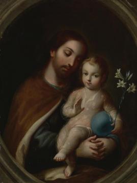 Josef Och Jesusbarnet Artwork by Miguel Cabrera