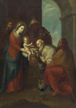 The Adoration Artwork by Miguel Cabrera