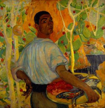 Majorcan Fisherman, 1915 Artwork by Roberto Montenegro