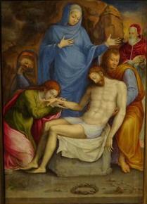 The Deposition In The Sepulcher Artwork by Giorgio Vasari