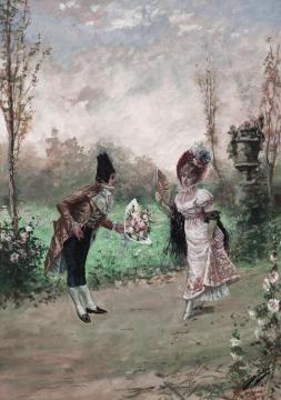 Escena Galante Artwork by Ramon Munoz Rubio