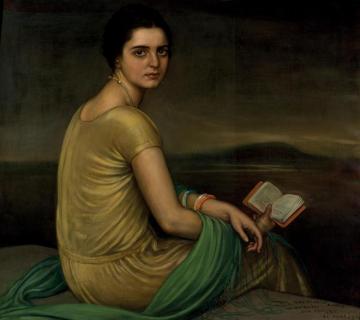 Retrato De La Señorita De Alfonso, 1924 Artwork by Julio Romero de Torres