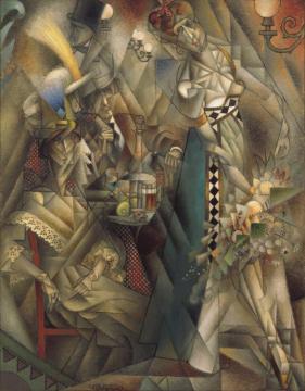 Dancer In A Cafe Artwork by Jean Metzinger