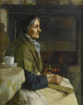 By The Fireside Artwork by Edwin Harris