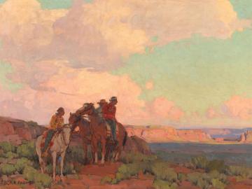 Navajo Country, 1942 Artwork by Edgar Alwyn Payne