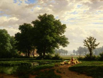 Landschaft Bei Luzern Artwork by Robert Zund