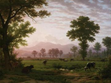 Landscape Near Lucerne With View To Mount Rigi Artwork by Robert Zund