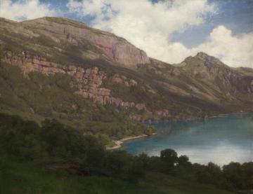 Rigirofluh And Lake Of The Four Cantons, 1857 Artwork by Robert Zund