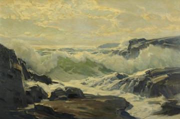 Coast Of Maine Artwork by Frederick Judd Waugh