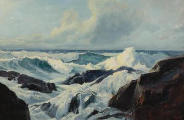 Massachusetts Coast Artwork by Frederick Judd Waugh