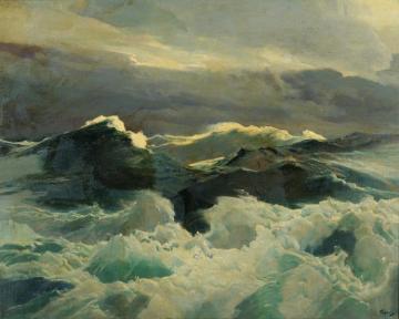 Seascape Artwork by Frederick Judd Waugh