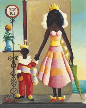 La Reine Et Son Fils Artwork by Orville Bulman