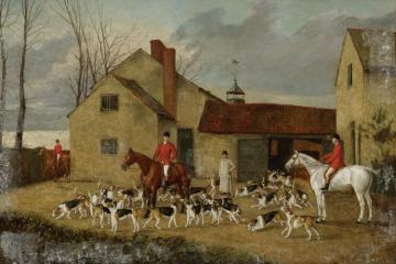 Starting Out For The Hunt Artwork by Frank Paton