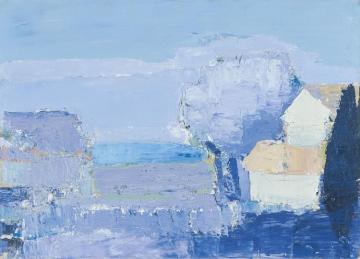 Mediterranean Landscape, 1953 Artwork by Nicolas De Stael