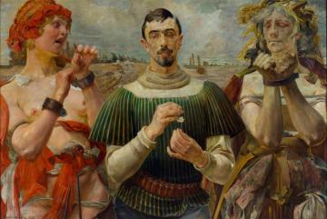 Polish Hamlet - Portrait Of Aleksander Wielopolski, 1903 Artwork by Jacek Malczewski