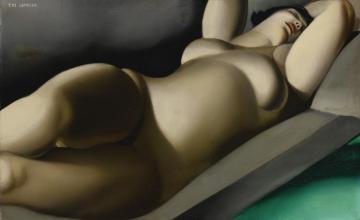 La Belle Rafaela En Vert Artwork by Tamara De Lempicka