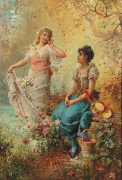 Springtime Artwork by Hans Zatzka