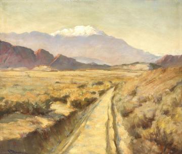 Desert Road Artwork by Jean Mannheim