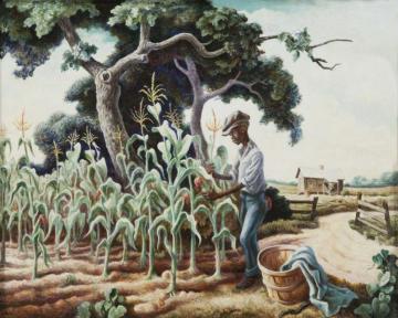 Roasting Ears, 1938 Artwork by Thomas Hart Benton