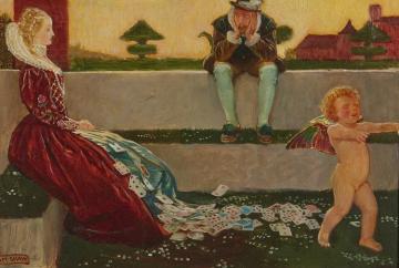 Cupid And Campaspe Artwork by John Byam Liston Shaw