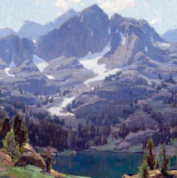 Mt. Ritter And Lake Ediza Artwork by Edgar Alwyn Payne
