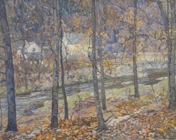 Frosty Morning Artwork by Edward Willis Redfield