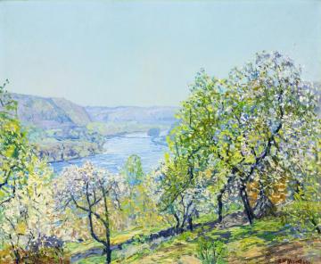 Hills Of Point Pleasant Artwork by Edward Willis Redfield