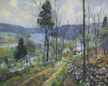Road To The River Artwork by Edward Willis Redfield
