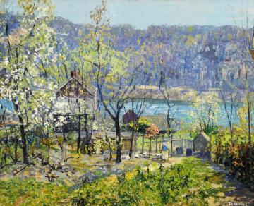 Spring At Point Pleasant Artwork by Edward Willis Redfield