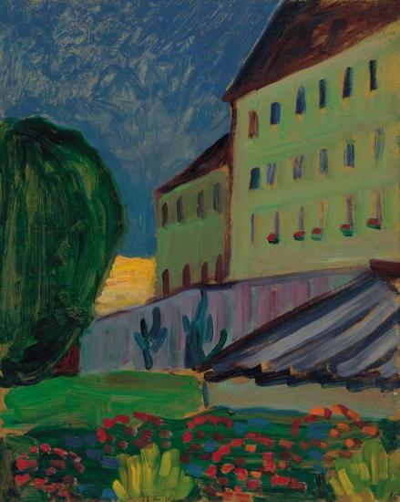 School House, Murnau, 1908 Artwork by Gabriele Münter