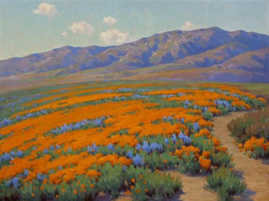 California Wildflowers Artwork by John Marshall Gamble