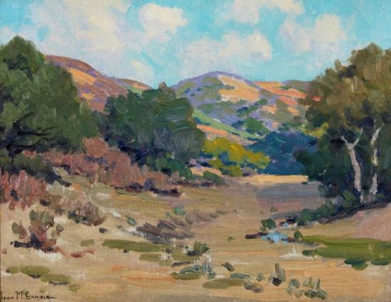 La Vina Ranch Artwork by John Marshall Gamble